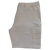 Kakiebos Elasticated Cargo Shorts Stone 21cm
