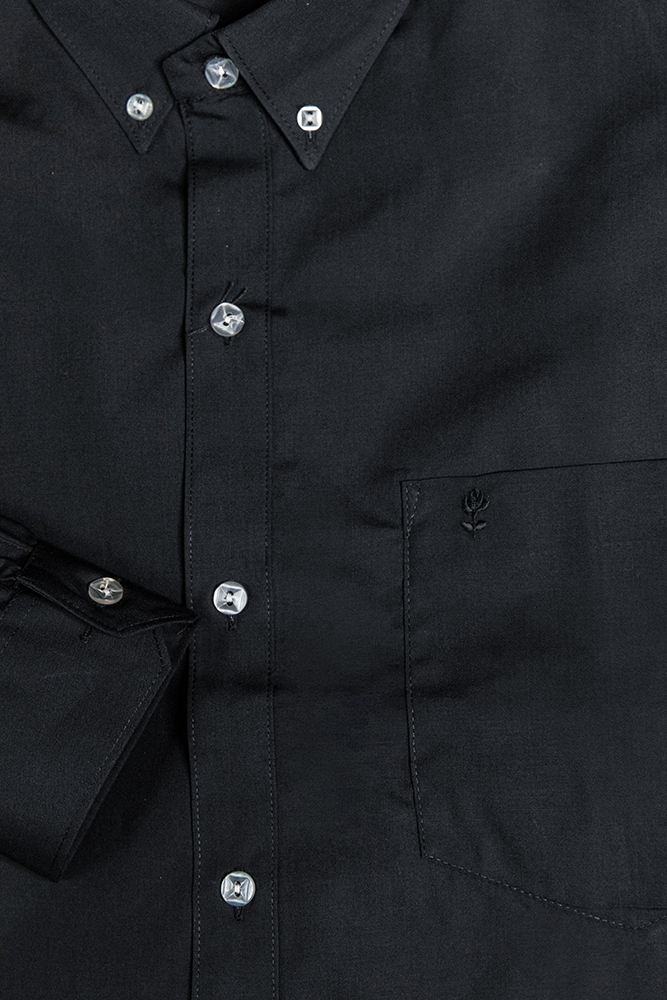 Black Rose L/S Shirt Black - Image 2