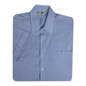 Kubwa S/S Shirt Check-Blue
