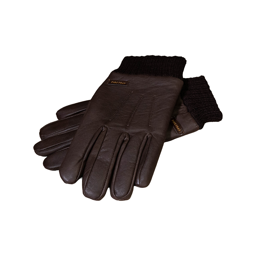 Firetrap Gloves Brown