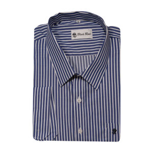 Black Rose L/S Lounge Shirt Blue-Stripe