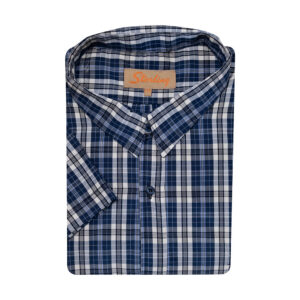 Sterling S/S One Pocket Shirt Blue Check